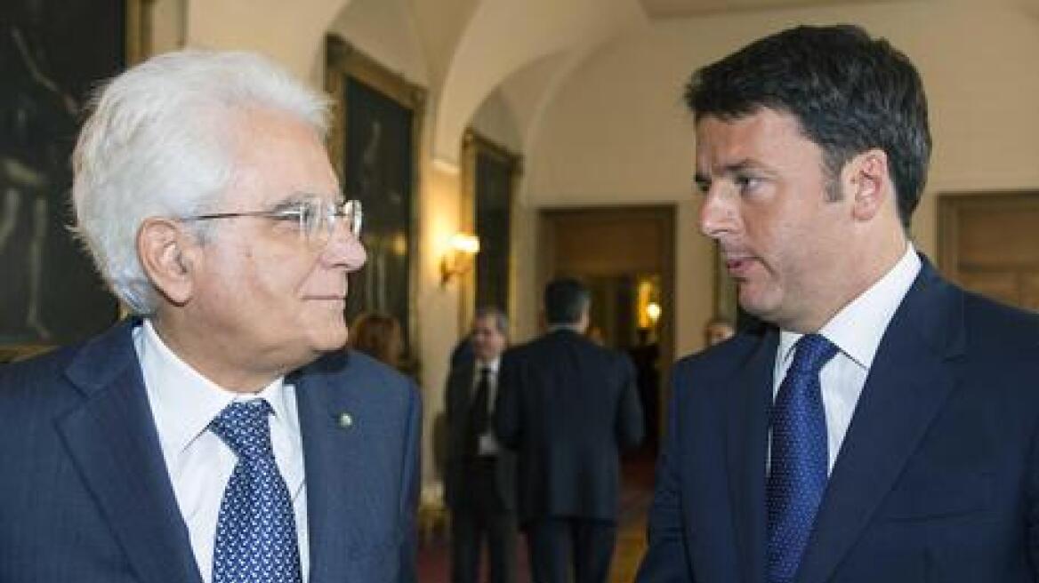 Ιταλία: «Μυστική» συνάντηση με τον πρόεδρο Ματαρέλα είχε ο Ρέντσι πριν παραιτηθεί επισήμως